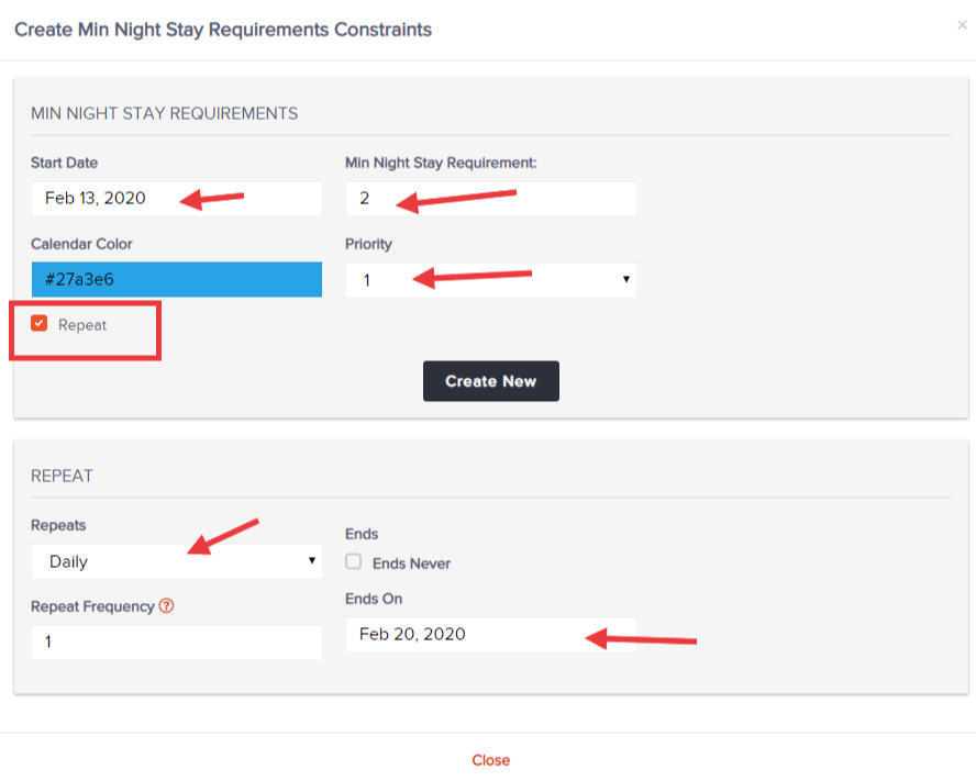Lodging Minimum Night Stays Schedule The Flybook